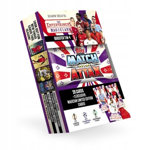 Mini PUSZKA Match Attax 2025 UEFA Topps Karty Piłkarskie do Albumu