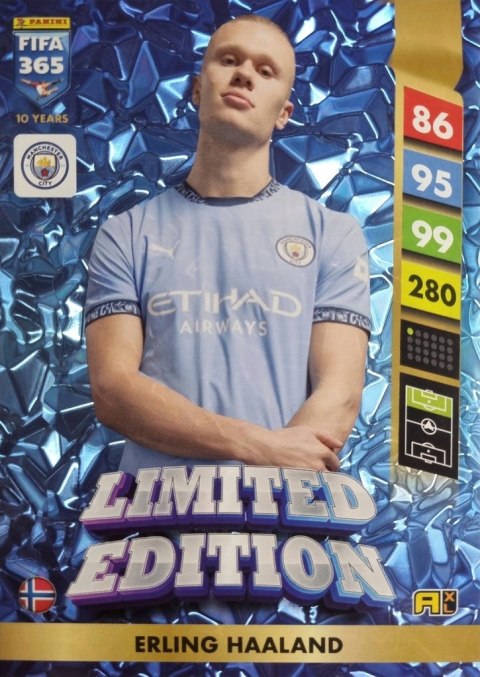 PANINI FIFA 365 2025 LIMITED XXL ERLING HAALAND MANCHESTER CITY