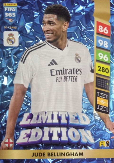 PANINI FIFA 365 2025 LIMITED XXL JUDE BELLINGHAM REAL MADRYT