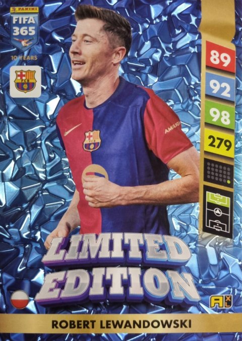 PANINI FIFA 365 2025 LIMITED XXL ROBERT LEWANDOWSKI BARCELONA