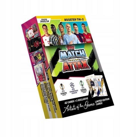 PUSZKA MINI MATCH ATTAX 2023/24 CHAMPIONS LEAGUE TOPPS KARTY PIŁKARSKIE