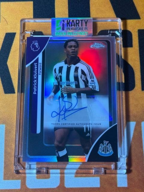 Patrick Kluivert Auto Newcastle United - Topps Chrome Premier League 2026
