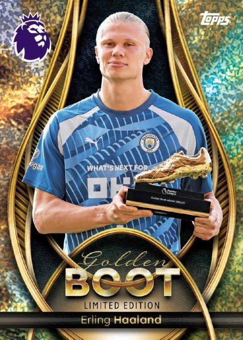 Premier League 2026 Topps Golden Boot Tin Karty Piłkarskie Złoty But Puszka