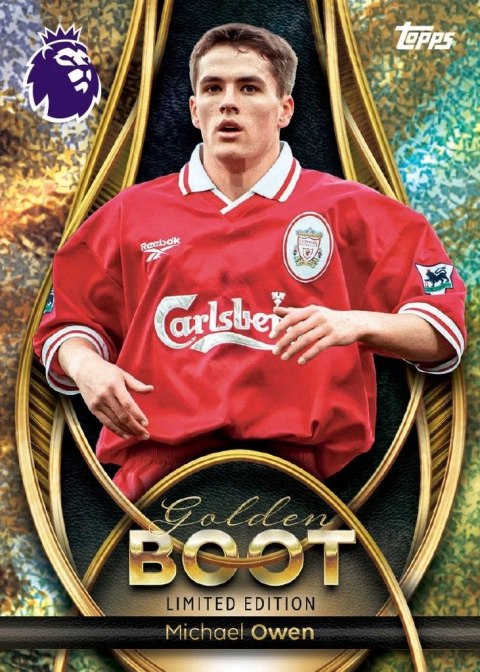 Premier League 2026 Topps Golden Boot Tin Karty Piłkarskie Złoty But Puszka