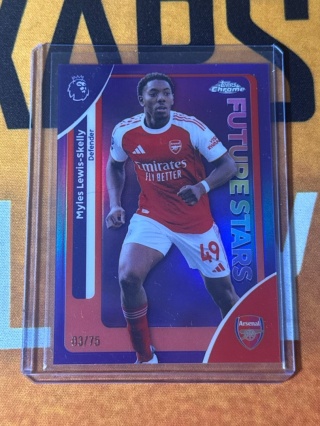 Myles Lewis-Skelly /75 Future Stars - Topps Chrome Premier League 2026