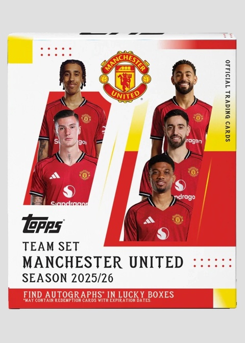 BREAK #01! - 6 X TOPPS MANCHESTER UNITED TEAM SET 2025-26 | MALCZYŃSCY BREAK