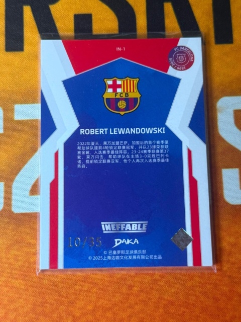 Robert Lewandowski /35 INEFFABLE - Daka FC Barceona 2025