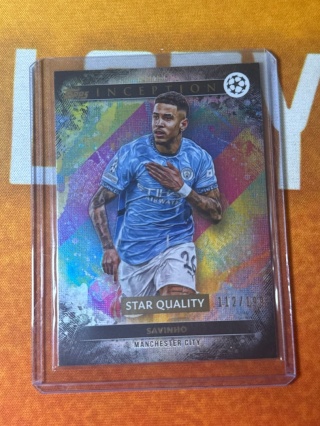 Savinho /199 Man CIty - Topps Inception 2024-25