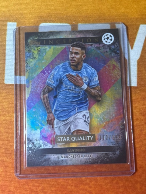 Savinho /199 Man CIty - Topps Inception 2024-25