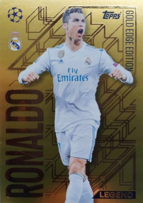 TOPPS MATCH ATTAX 2024-2025 GOLD EDGE EDITION LEGEND GE 7 RONALDO REAL