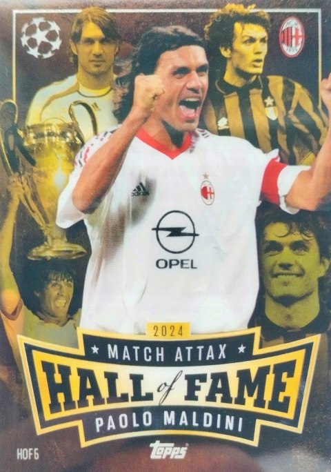 TOPPS MATCH ATTAX 2024-2025 HALL OF FAME HOF5 PAOLO MALDINI AC MILAN