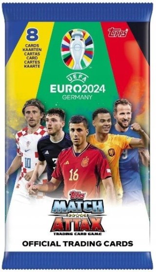 TOPPS karty Match Attax Euro 2024 Germany Saszetka z Kartami 8 kart