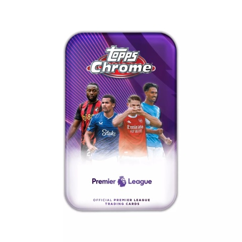 Puszka Topps 2025-26 Chrome Premier League Tin Box