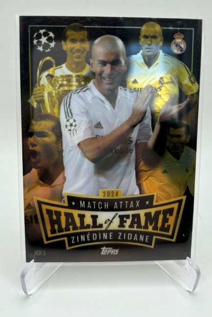 ZINEDINE ZIDANE HALL OF FAME MATCH ATTAX 2025 KARTA PIŁKARSKA