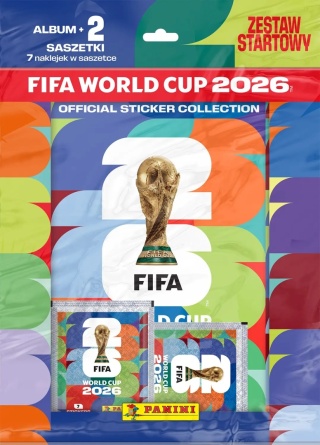 Album FIFA World Cup 2026 Zestaw startowy z naklejkami Panini
