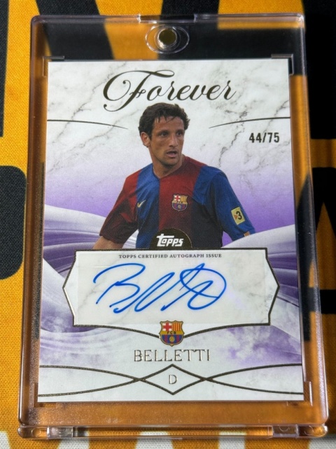 Beletti Auto /75 - Topps Fc Barcelona Forever