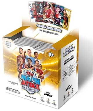 Full Box 36 saszetek Topps Match Attax 2026/27