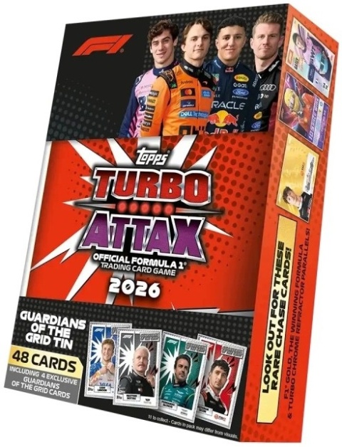 Mega Puszka Topps Formuła 1 2026 Turbo Attax Karty F1