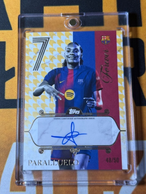 Paralleuelo Auto /50 - Topps Fc Barcelona Forever