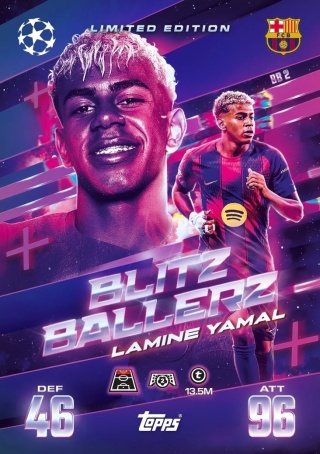 Puszka #3 Match Attax Extra 2025/26 Blitzballers Topps