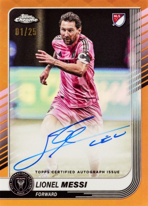 Topps Chrome MLS 2025 Value Box