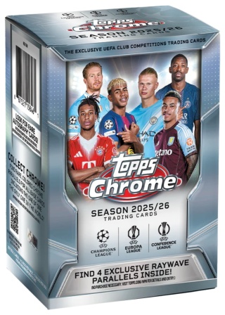 Topps Chrome® UEFA Club Competitions 2025/26 Value Box PRE-ORDER